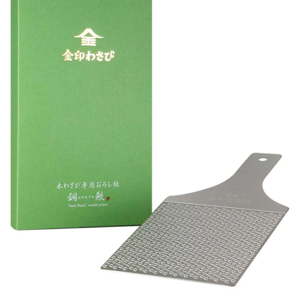 Large Hagane-Zame Pro Shark Steel Grater 4.3" x 5.1" - Image 3