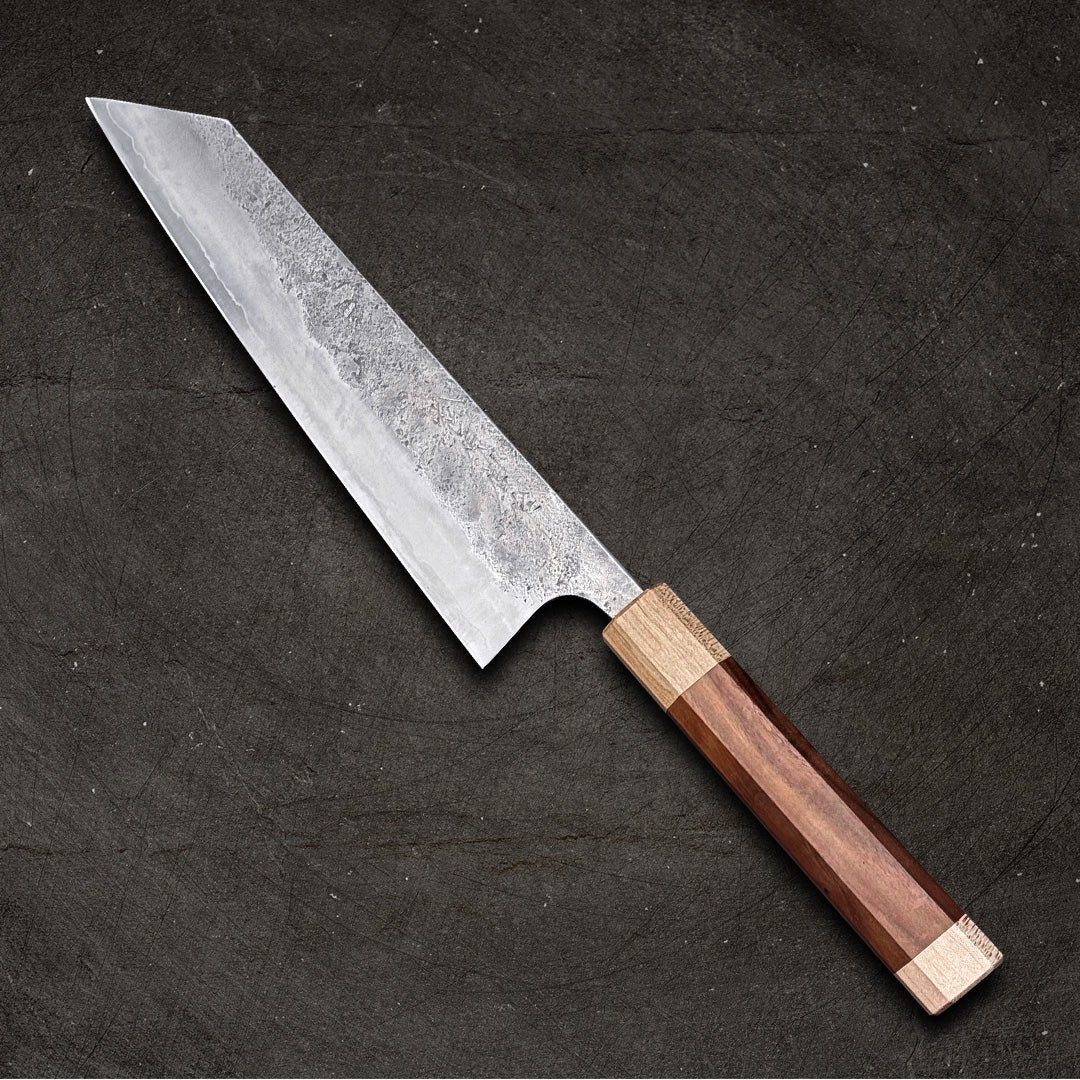 Shu Matsubara Ginsan Nashiji Kengata Gyuto 210mm (8.2") - Image 4
