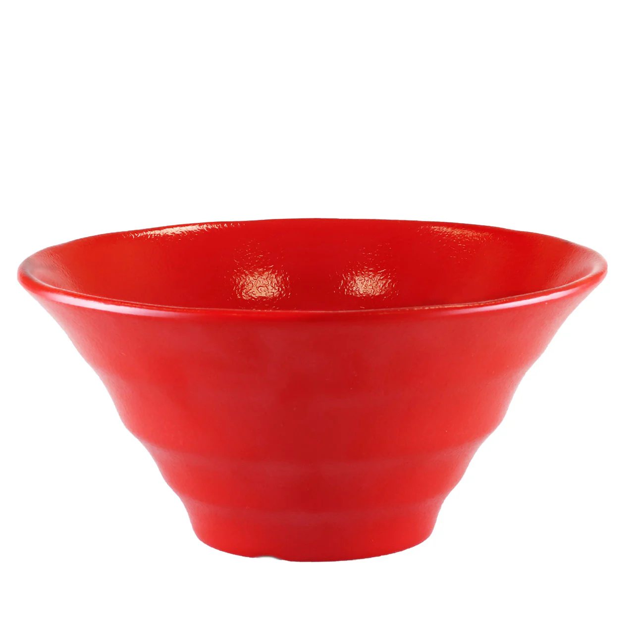 Melamine Red Grainy Noodle Bowl 57 fl oz / 8.7" dia - Image 2