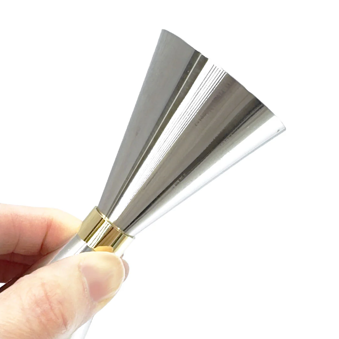 Mr. Slim 3-Measurement Stainless Steel Jigger 1 oz x 1.5 oz/2 oz - Image 2