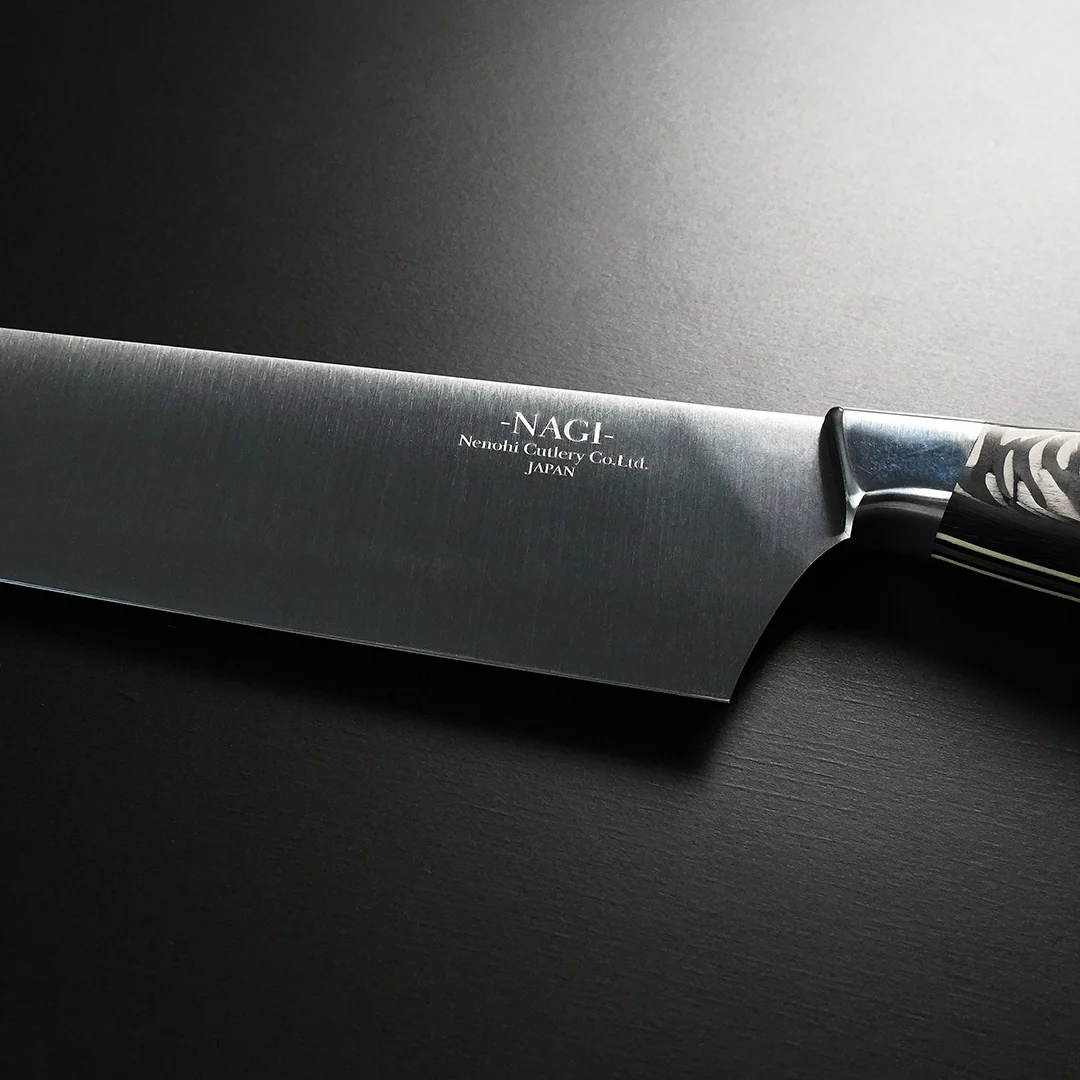 Nenohi Nagi Gyuto 210mm (8.2") Kaisen with Saya Cover - Image 3