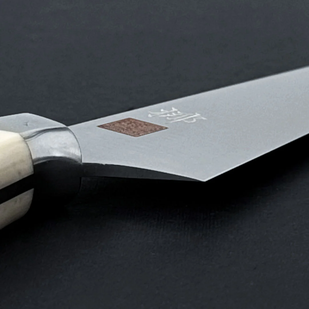 Nenohi Nagi Honesuki 150mm (5.9") Luna Handle with Saya Cover - Image 5