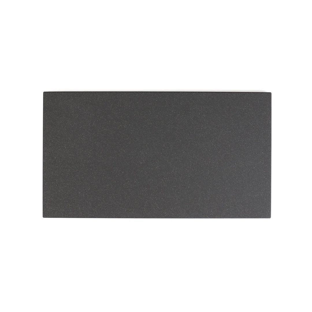Parker Asahi Rubber Matte Black Pro Cutting Board 15" x 8.25" x 0.5" H NBD111 - Image 2