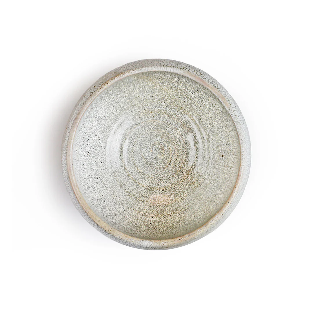 Sabi Kairagi Ivory Crackle Textured Kobachi 18 fl oz / 5.4" dia - Image 3