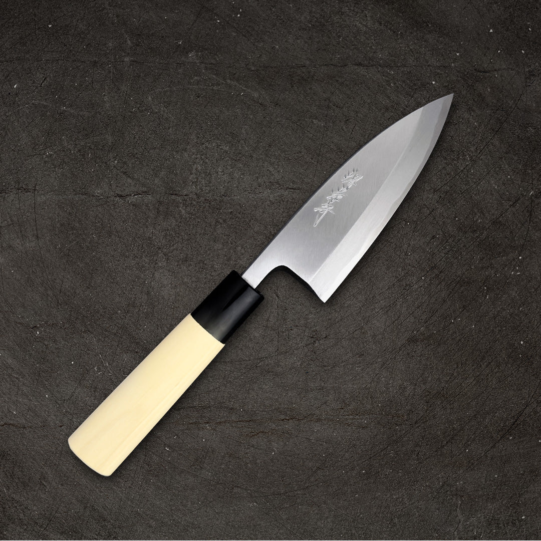 Sakai Takayuki Kasumi Yellow #3 Deba 120mm (4.7") Wa-Handle