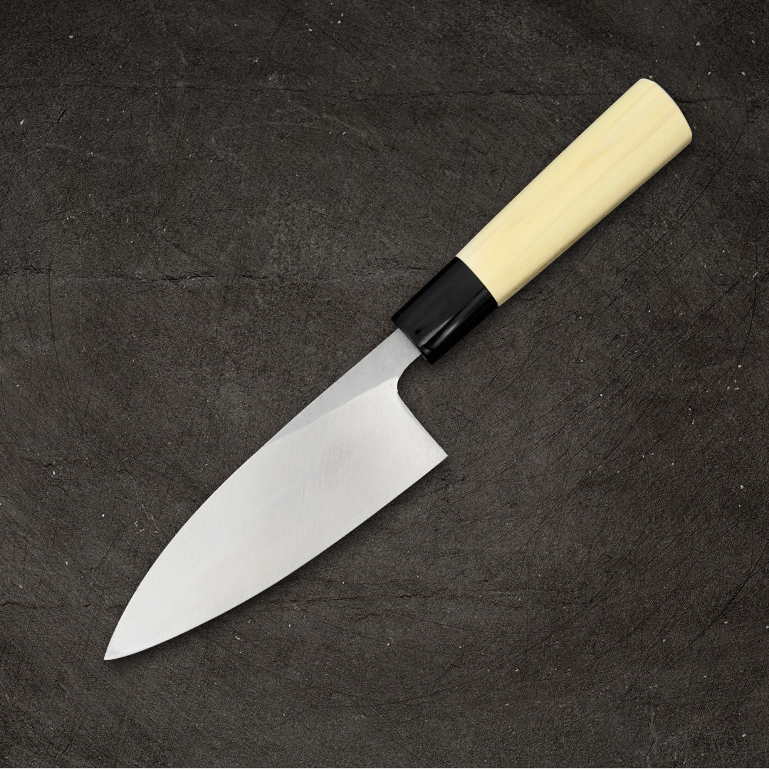 Sakai Takayuki Kasumi Yellow #3 Deba 135mm (5.3") Wa-Handle - Image 6