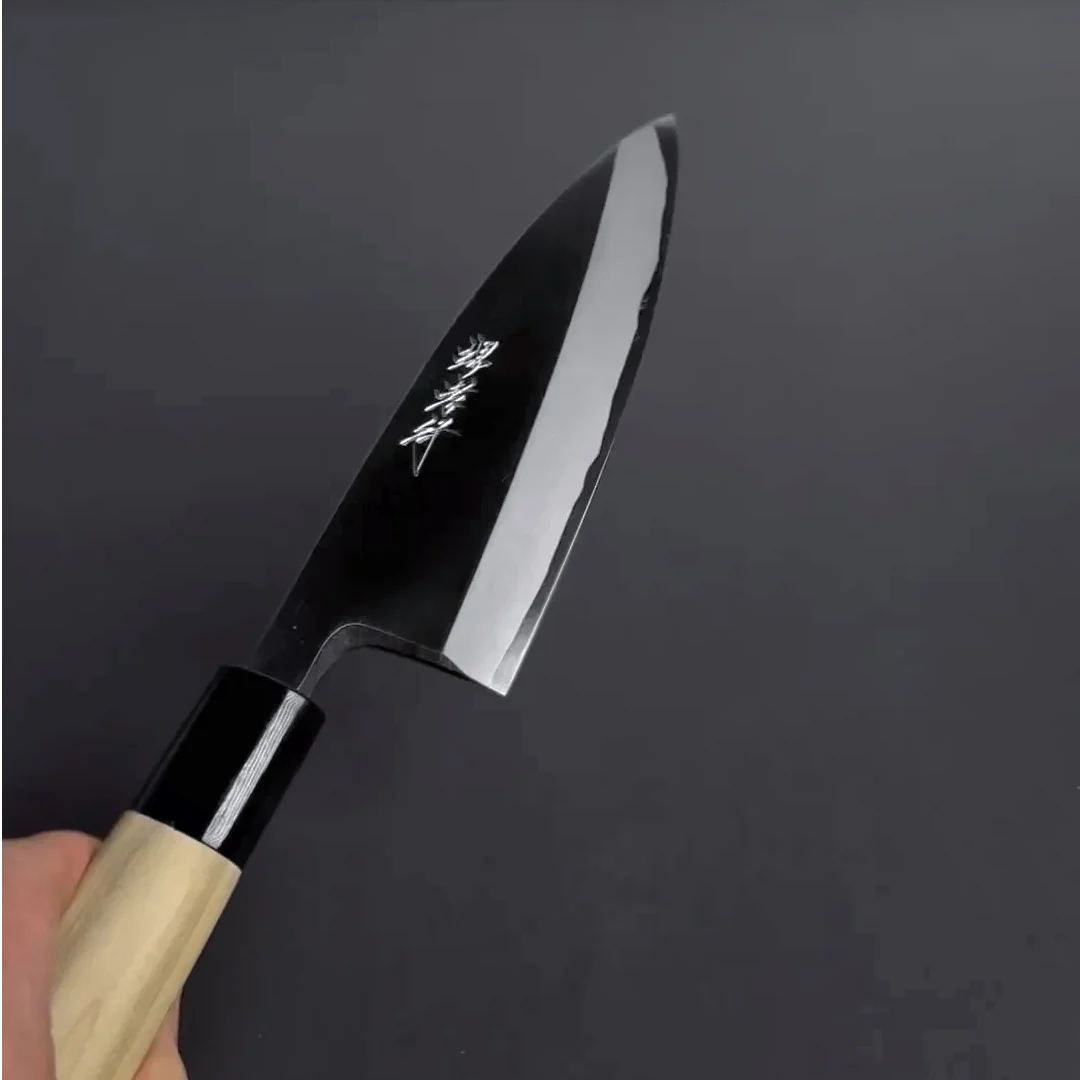 Sakai Takayuki Kasumi Yellow #3 Deba 135mm (5.3") Wa-Handle - Image 7