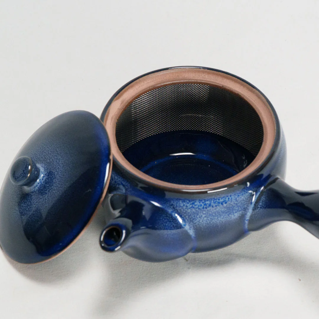 Seiyu Cobalt Blue Kyusu Teapot 11 fl oz - Image 2