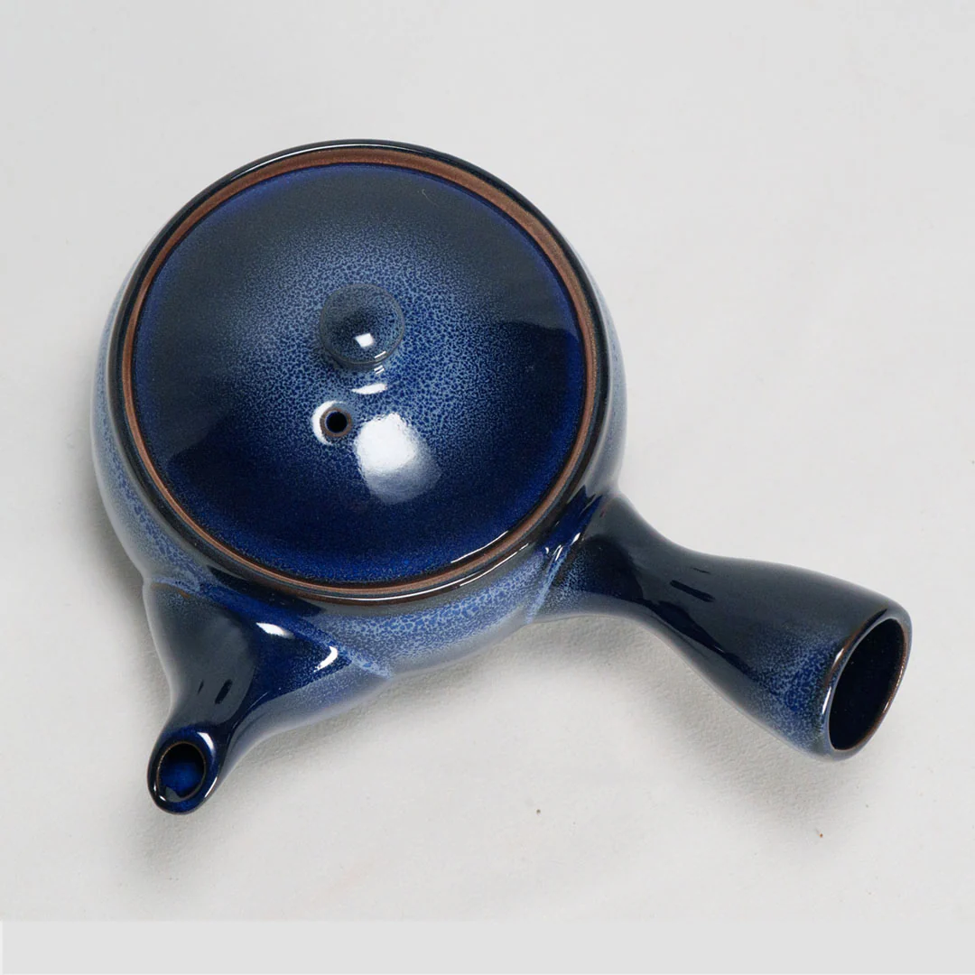 Seiyu Cobalt Blue Kyusu Teapot 11 fl oz - Image 3
