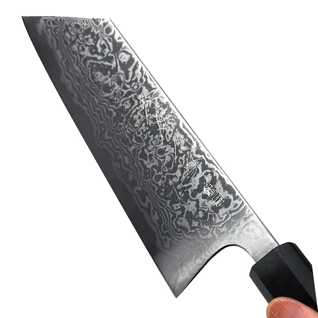 Shu Matsubara Ginsan Damascus Bunka 180mm (7.1") - Image 3