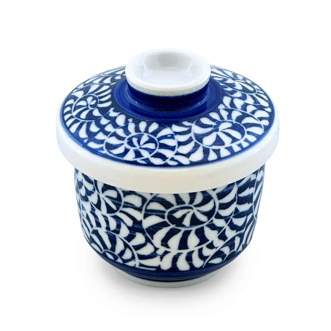 Spiral Karakusa Chawanmushi Cup 8 fl oz / 3" dia - Image 2