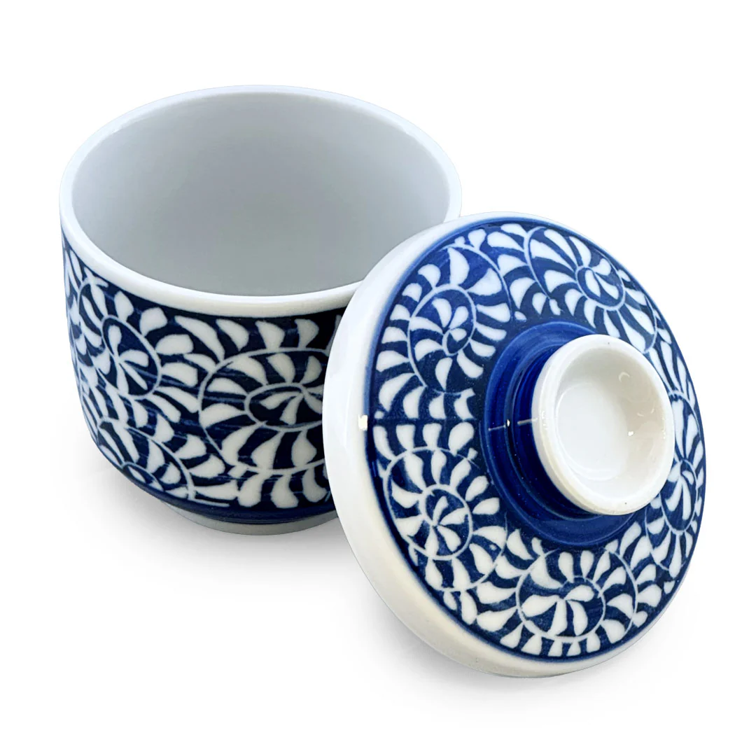 Spiral Karakusa Chawanmushi Cup 8 fl oz / 3" dia - Image 3