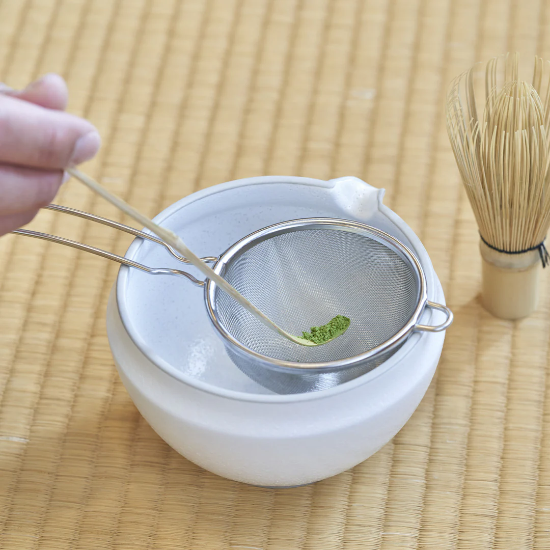 Three Snow Stainless Steel Tea Strainer (Chakoshi) / Matcha Sifter 3.25" dia - Image 2