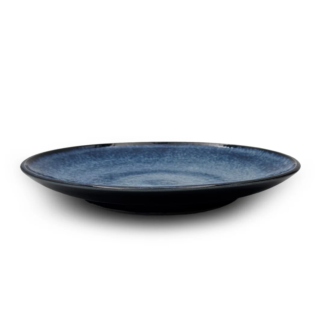 Subaru Grainy Cobalt Blue Dinner Plate 10" dia - Image 3