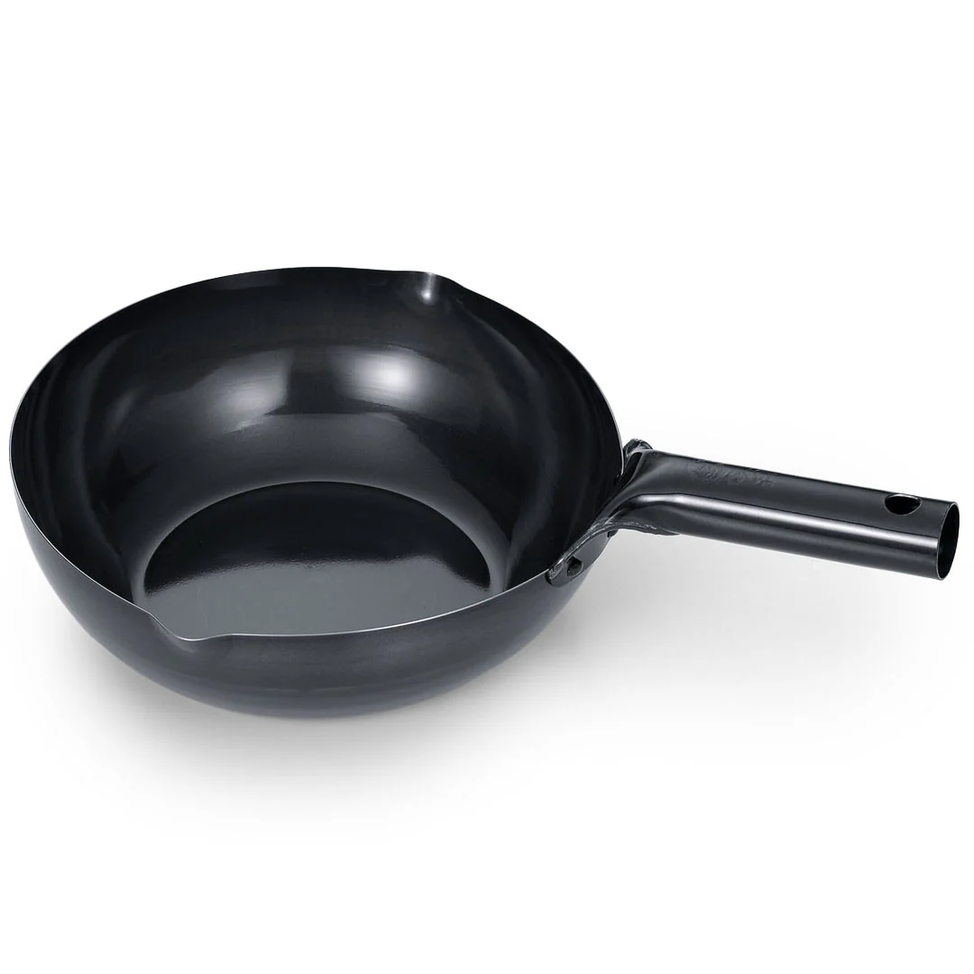 Summit Iron Beijing Flat-Bottom Wok Stir Fry Pan 10" dia