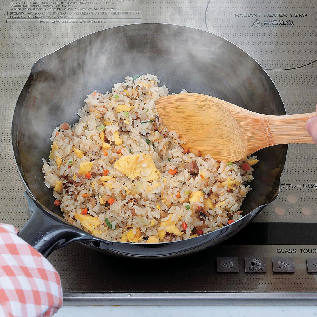 Summit Iron Beijing Flat-Bottom Wok Stir Fry Pan 10" dia - Image 3