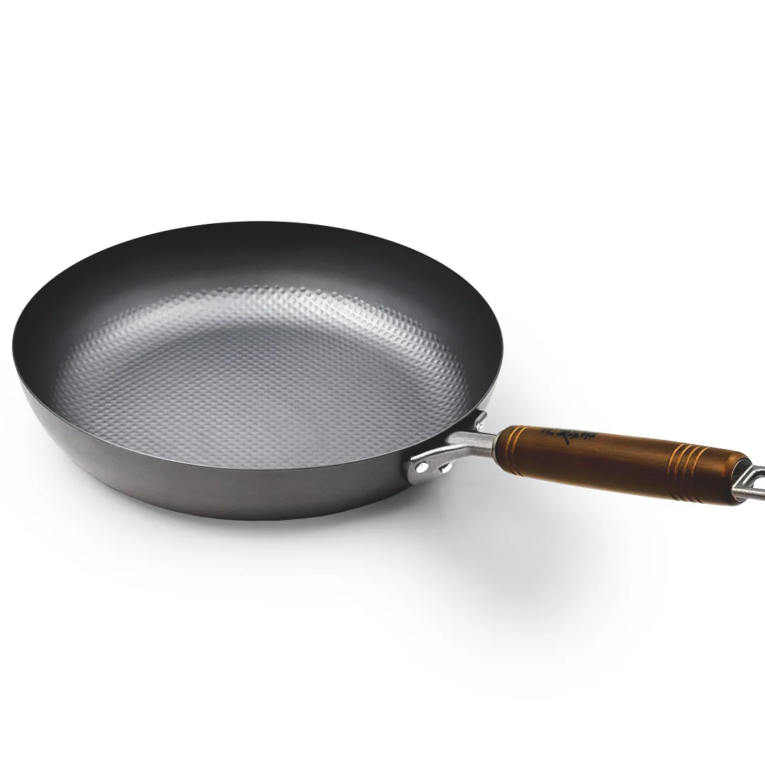 Summit Nitrogen Hardened Iron Frying Pan Embossed 11" dia - Image 2