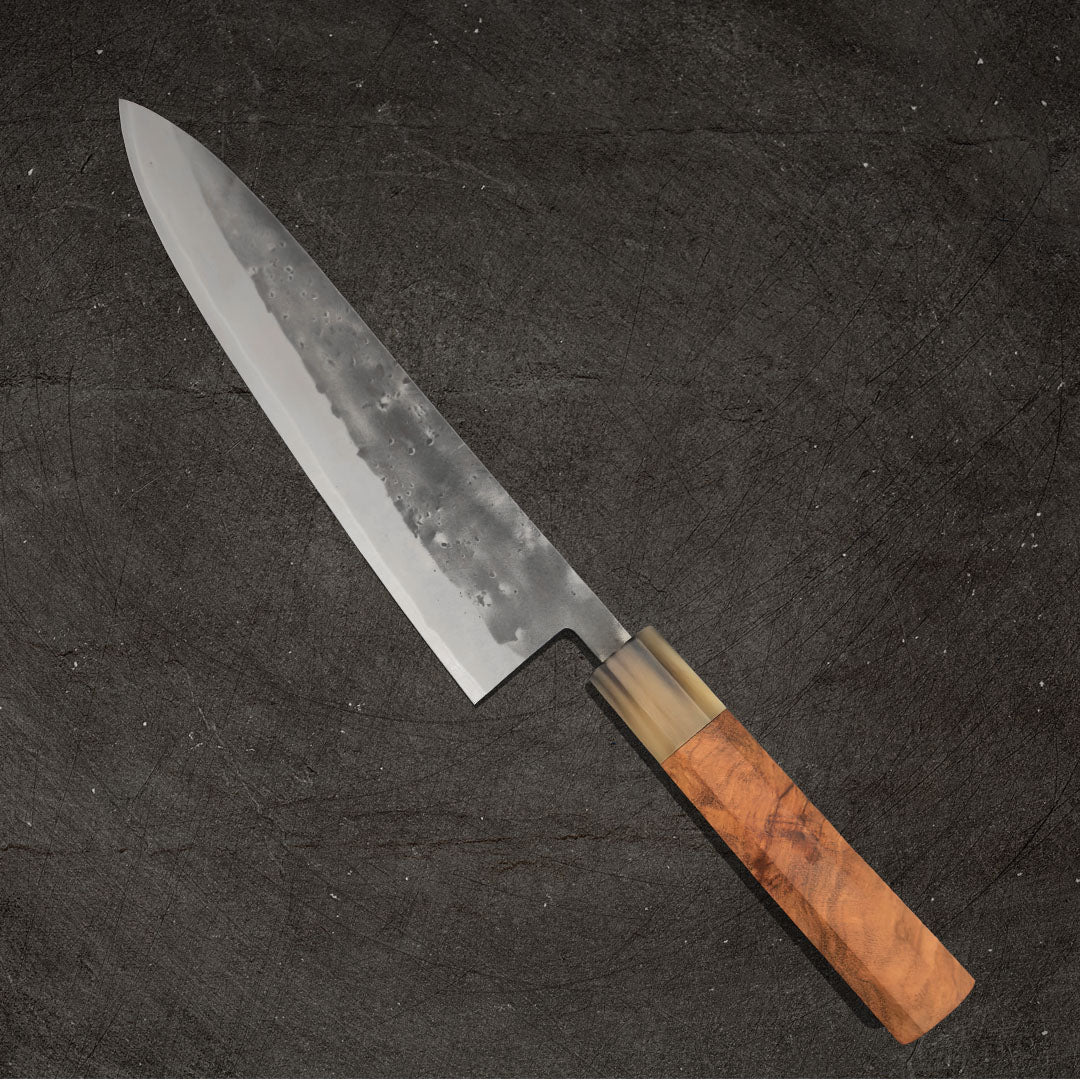 Tadafusa Blue #2 Nashiji Gyuto 210mm (8.2") - Image 8