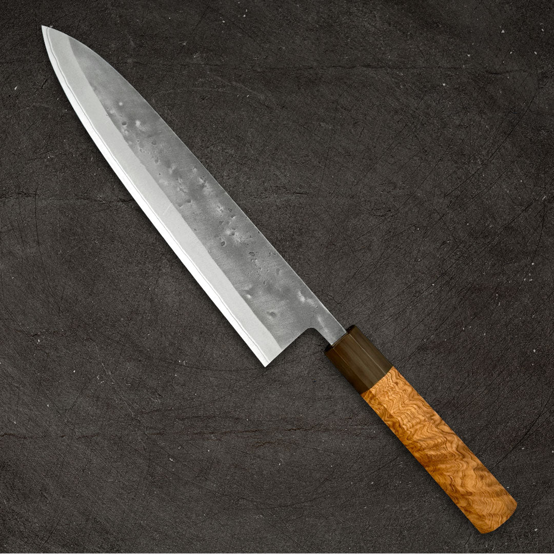Tadafusa Blue #2 Nashiji Gyuto 240mm (9.4") - Image 8