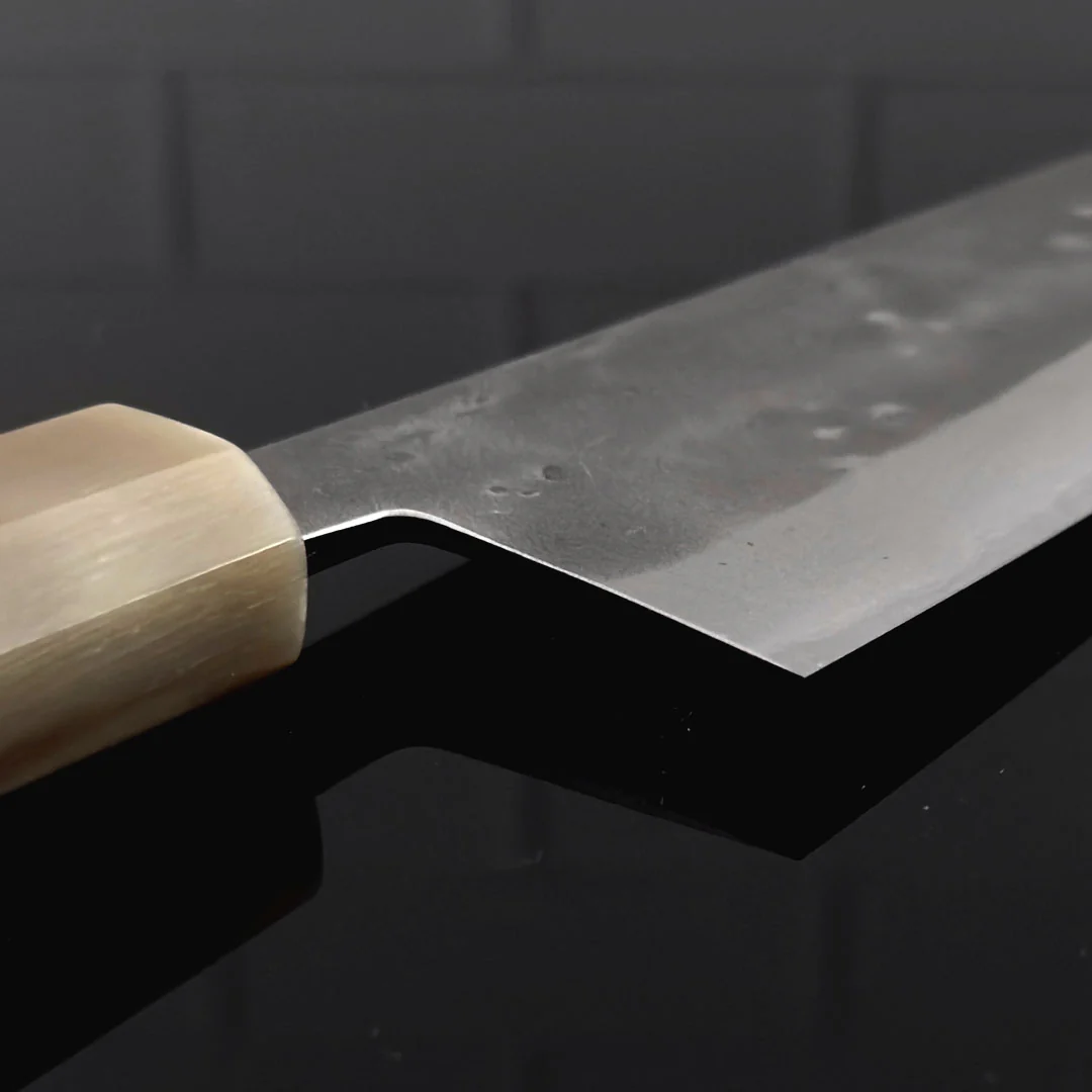 Tadafusa Blue #2 Nashiji Santoku 165mm (6.5") - Image 5