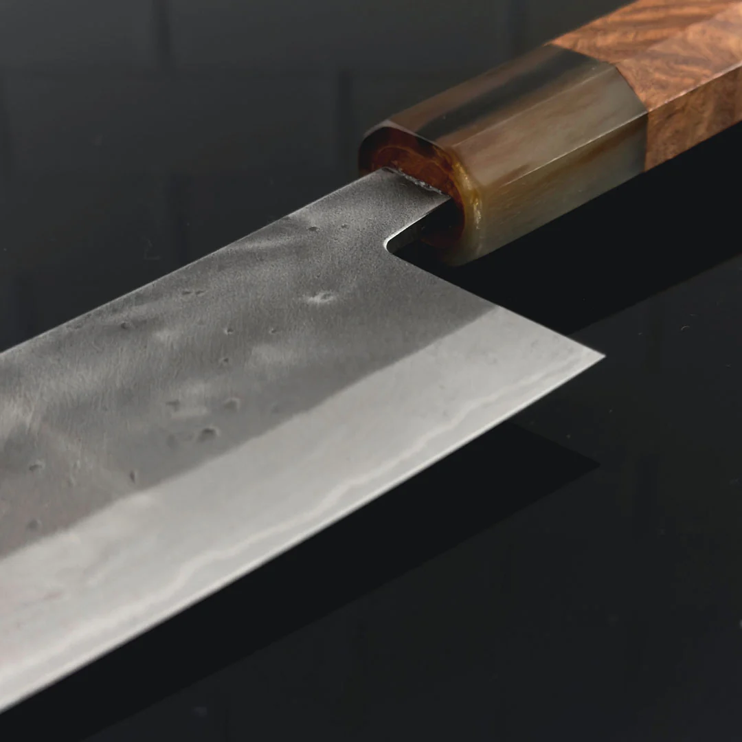 Tadafusa Blue #2 Nashiji Santoku 165mm (6.5") - Image 6