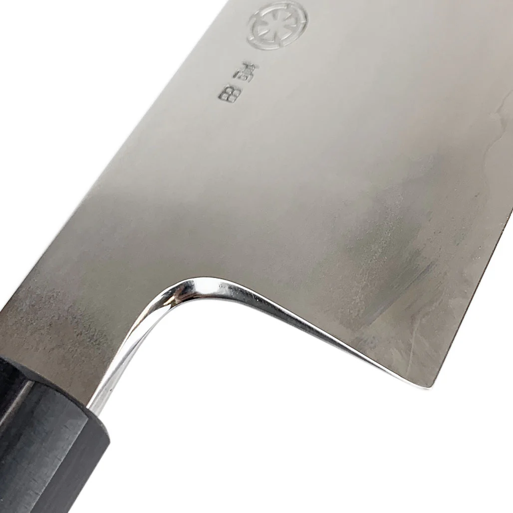 Takada Ginsan Suiboku Gyuto 240mm (9.4") with Ebony handle - Image 3