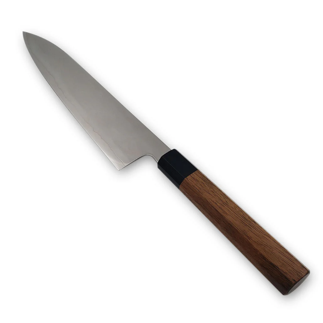 Takada Ginsan Suiboku Gyuto 240mm (9.4") with Ebony handle - Image 9