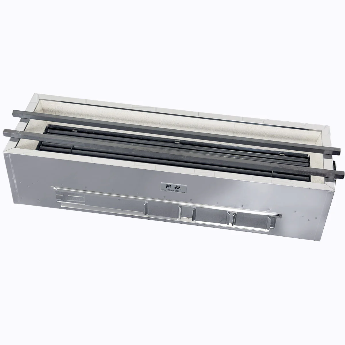 Teruhime Charcoal Konro Grill Wide Large 29.5" x 9.4" - Image 3