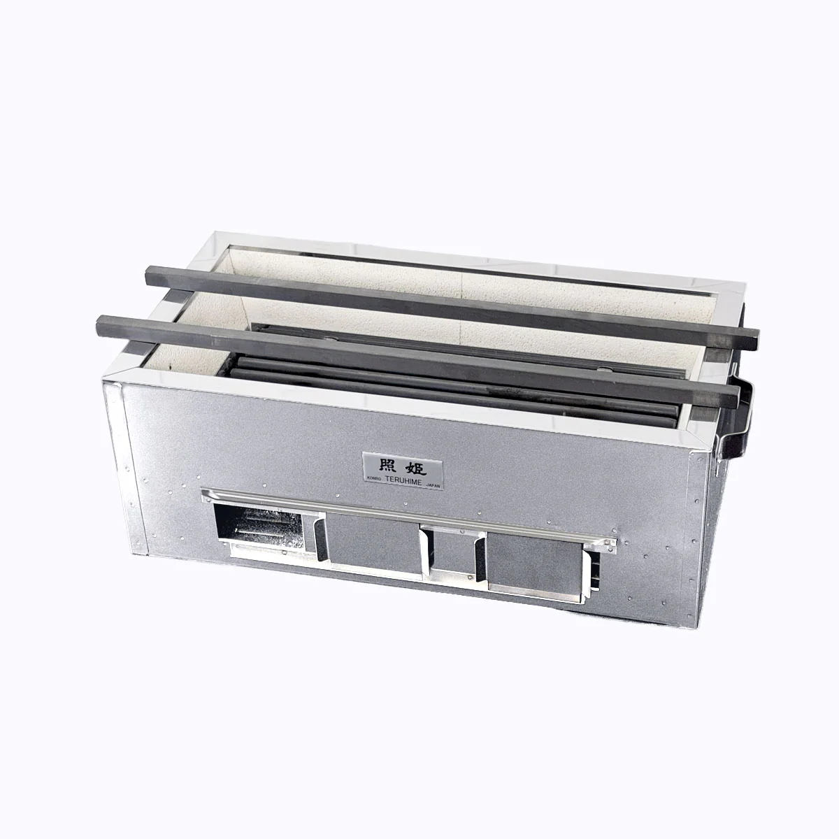 Teruhime Charcoal Konro Grill Wide Small 17.7" x 9.4" - Image 4