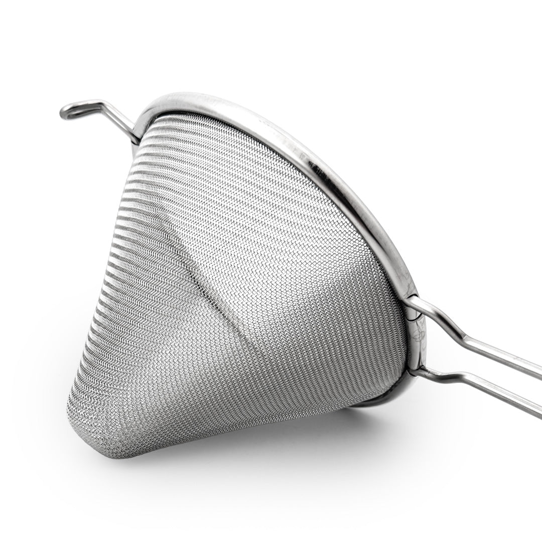 Three Snow Stainless Steel Fine Mesh Egg Strainer 4.9" dia - Image 3