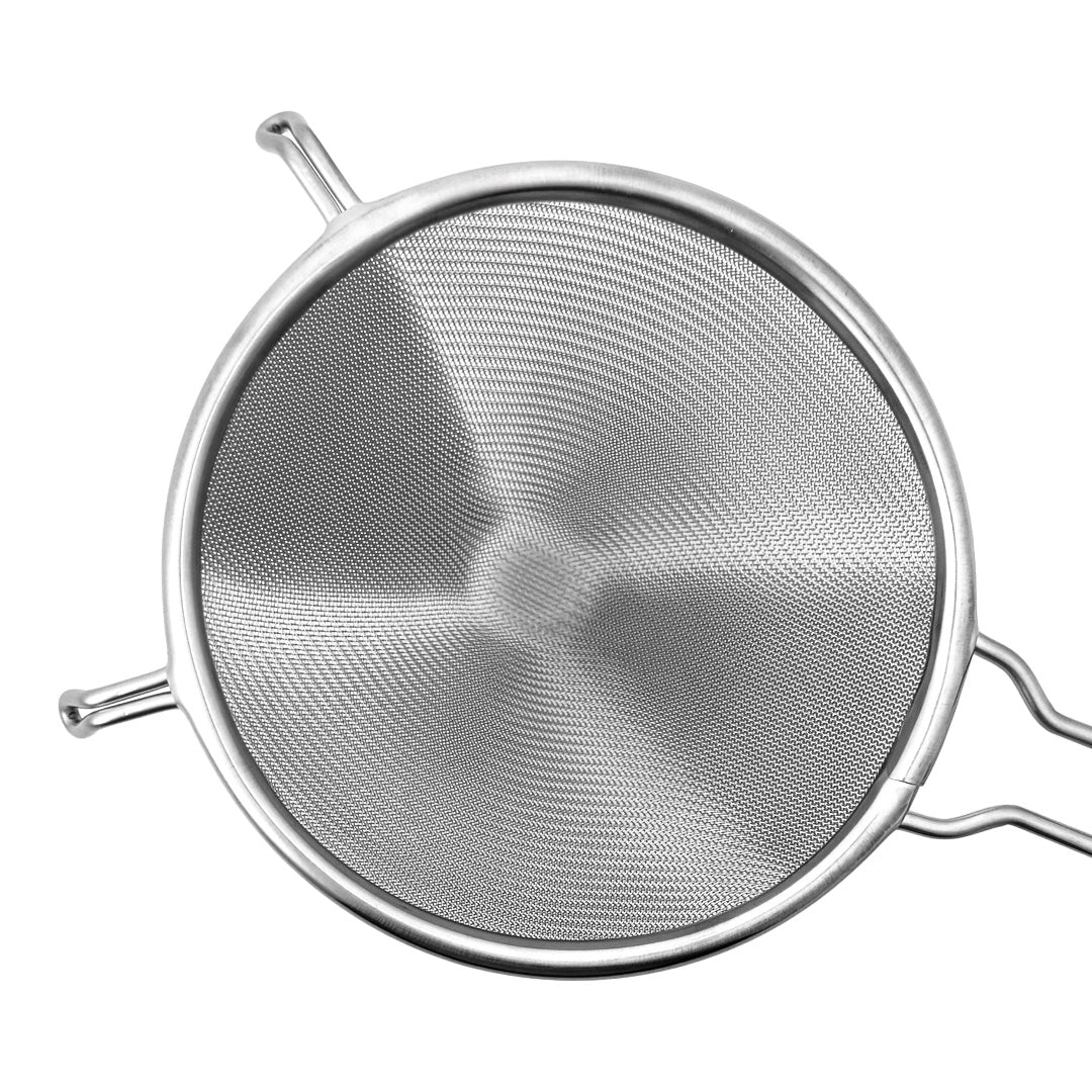 Three Snow Stainless Steel Fine Mesh Egg Strainer 4.9" dia - Image 5
