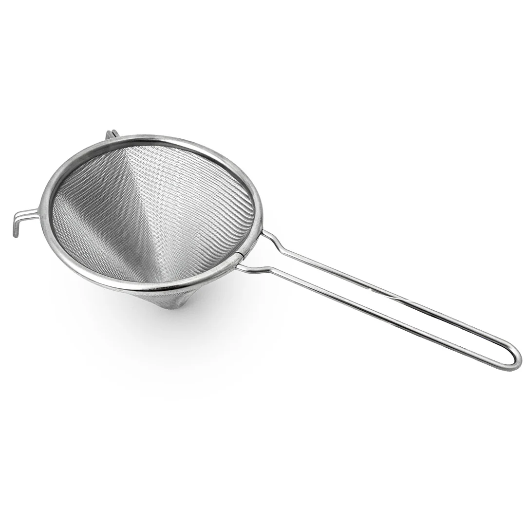Three Snow Stainless Steel Fine Mesh Egg Strainer 4.9" dia - Image 6