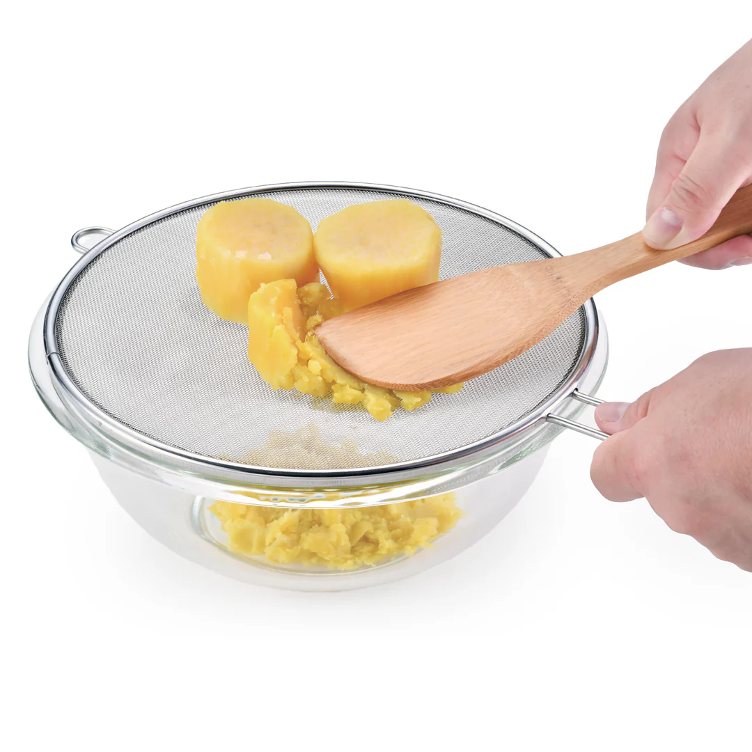 Three Snow Stainless Steel Multi Purpose Sieve 9.4" dia - Image 2