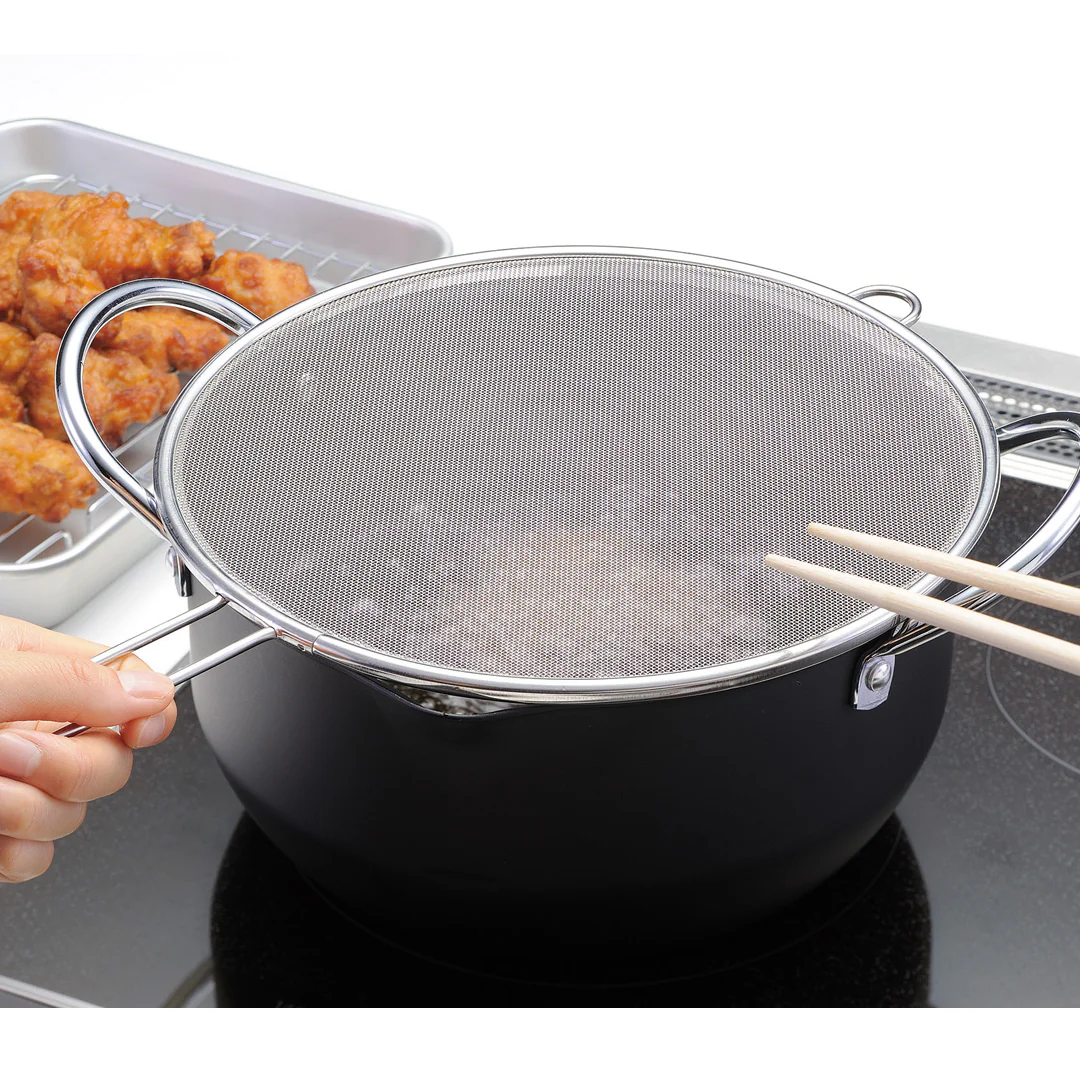 Three Snow Stainless Steel Multi Purpose Sieve 9.4" dia - Image 3