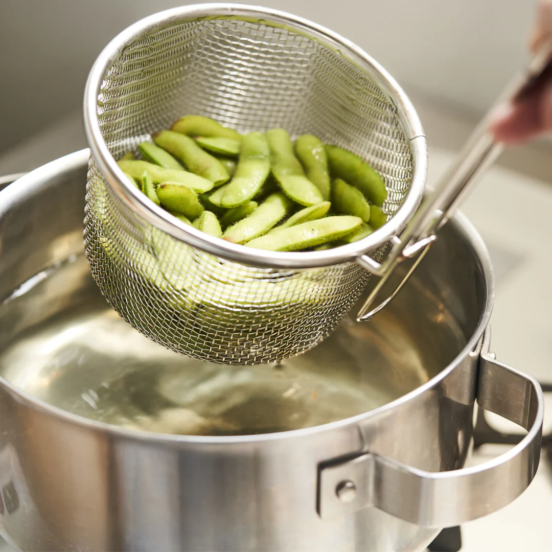Three Snow Stainless Steel Noodle Strainer (3.5" Deep) - Image 4