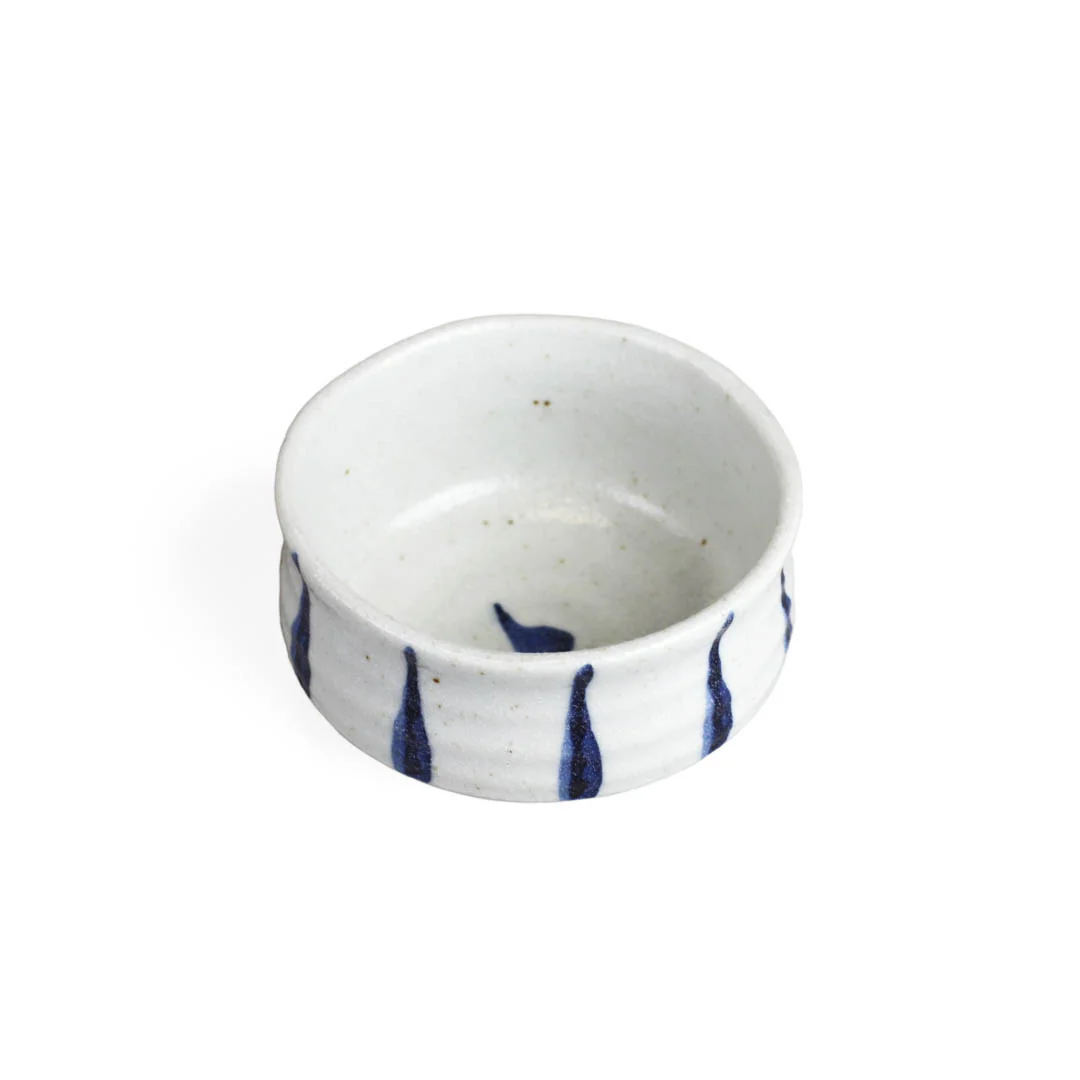 Tokusa Blue Lined Kobachi Bowl 8 fl oz / 3.9" dia - Image 2