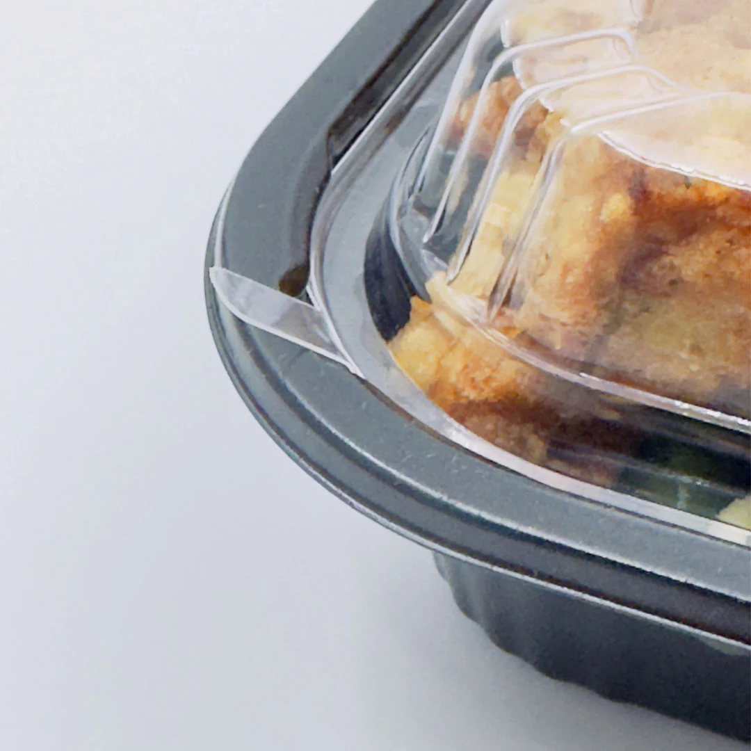 TZ-306 PP Black Takeout Bento Box 10.4" x 8.1" (200/case) - Image 4