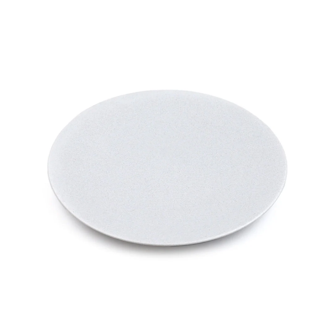 Unity Matte Light Gray Textured Salad Plate 8.1" dia - Image 2
