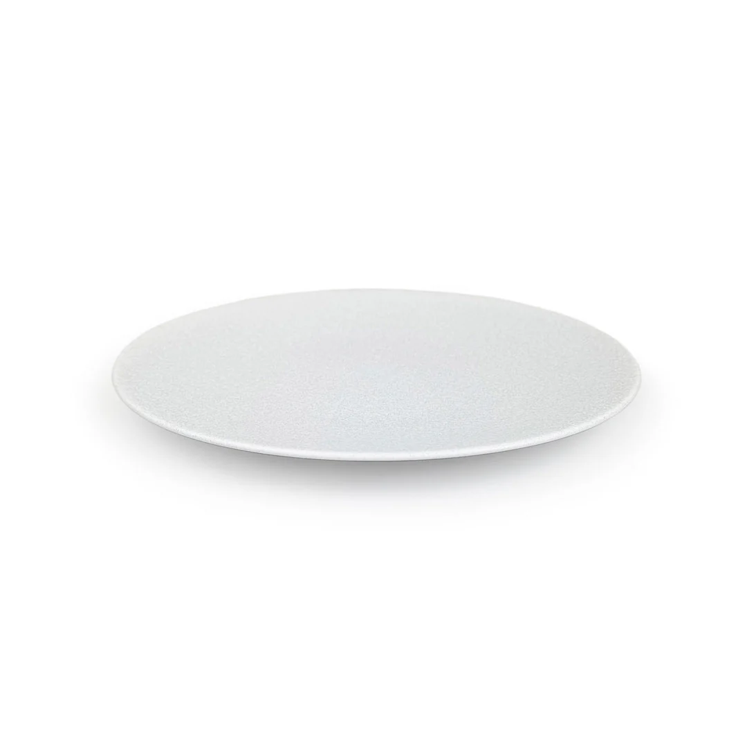 Unity Matte Light Gray Textured Salad Plate 8.1" dia - Image 3