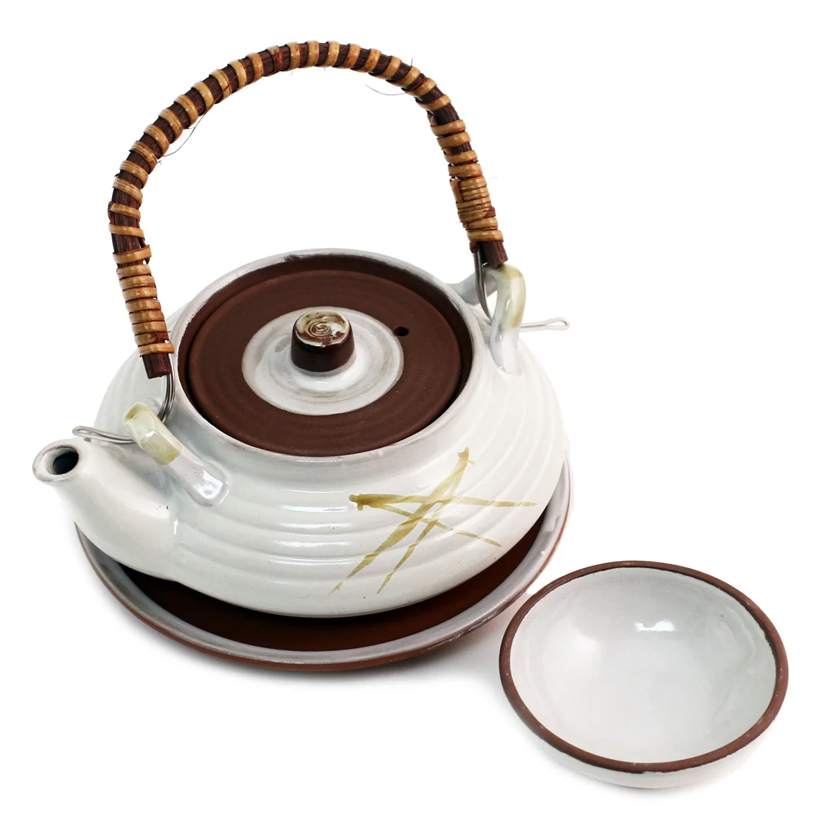 White Dobin Mushi Pot 8.5 fl oz - Image 2