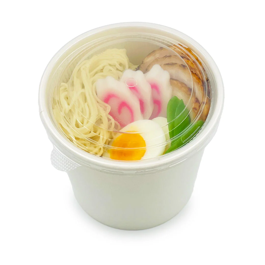White Paper Waterproof Takeout Bowl 40 fl oz / 5.5" dia (600/case) - No Lids - Image 2