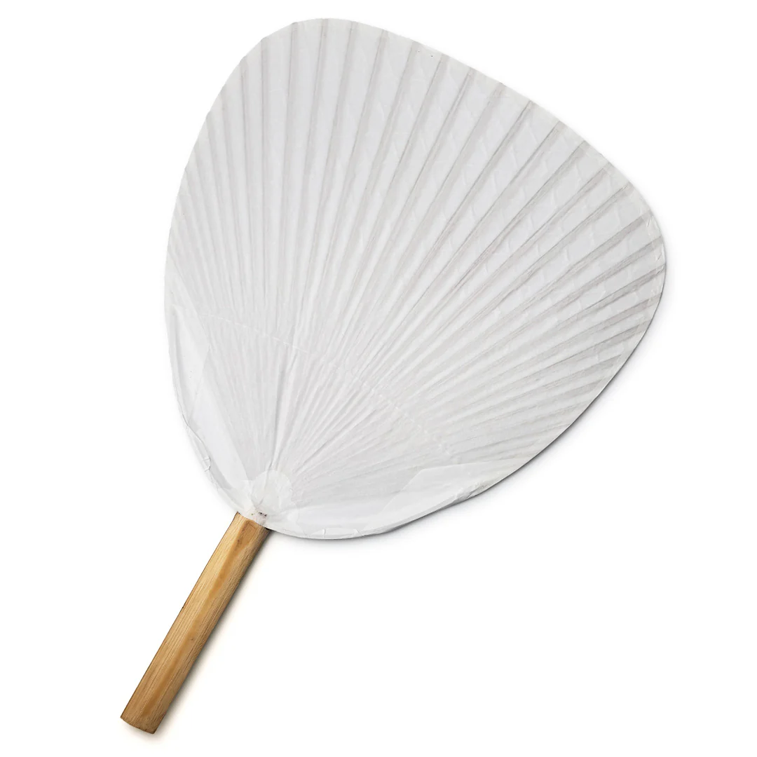 White Paper Uchiwa Fan - Image 2