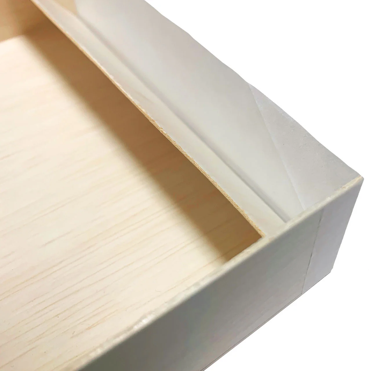 Wooden Rectangular Takeout Bento Box 7.68" x 5.71" (500/case) - No Lid - Image 5