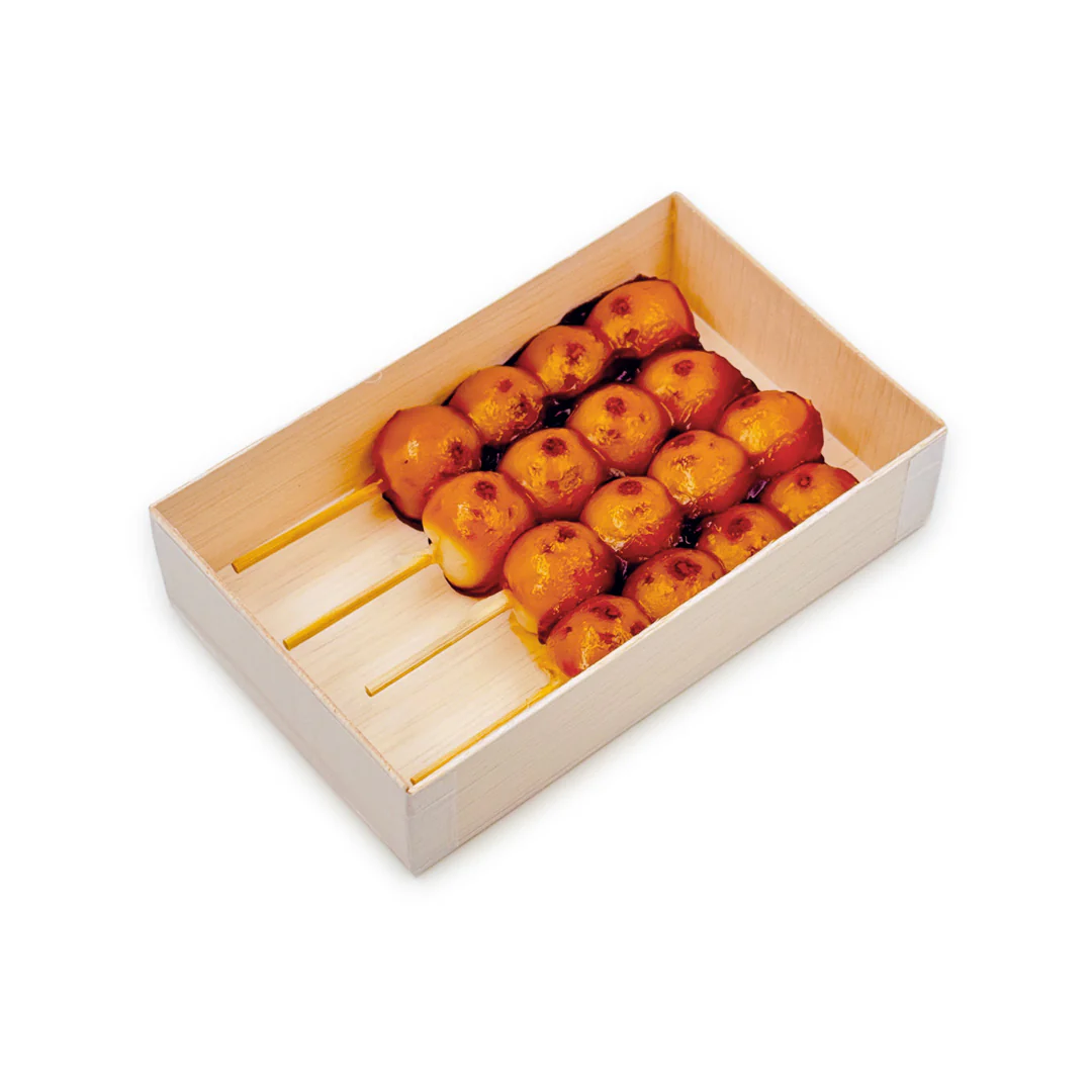 Coco Wooden Rectangular Takeout Bento Box Small 6.7" x 4.3" w/ Lid (25 sets) - Image 7