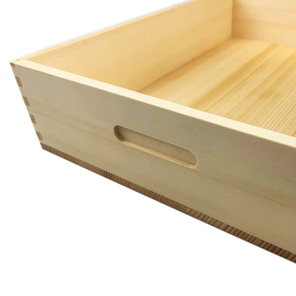 Wooden Sushi Neta Box with Clear Lid 14.75" x 11.4" - Image 5