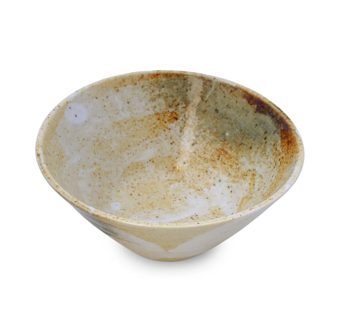 Yukishino Moss White Noodle Bowl 40 fl oz / 7.8" dia - Image 3