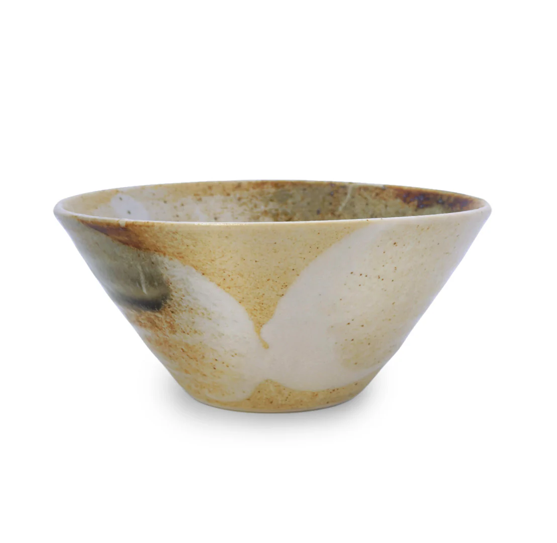 Yukishino Moss White Noodle Bowl 40 fl oz / 7.8" dia - Image 4
